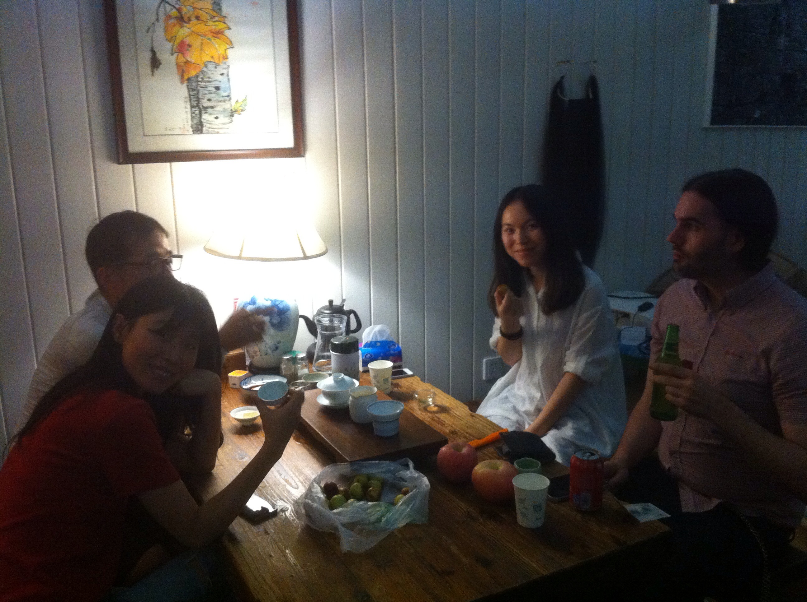 interkulturelle Runde im Hostel