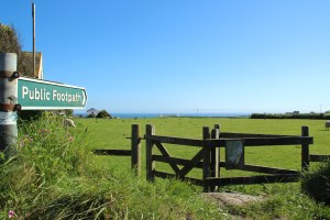 How Public Footpaths in England go